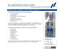 Tablet Screenshot of dr-berchtold.de